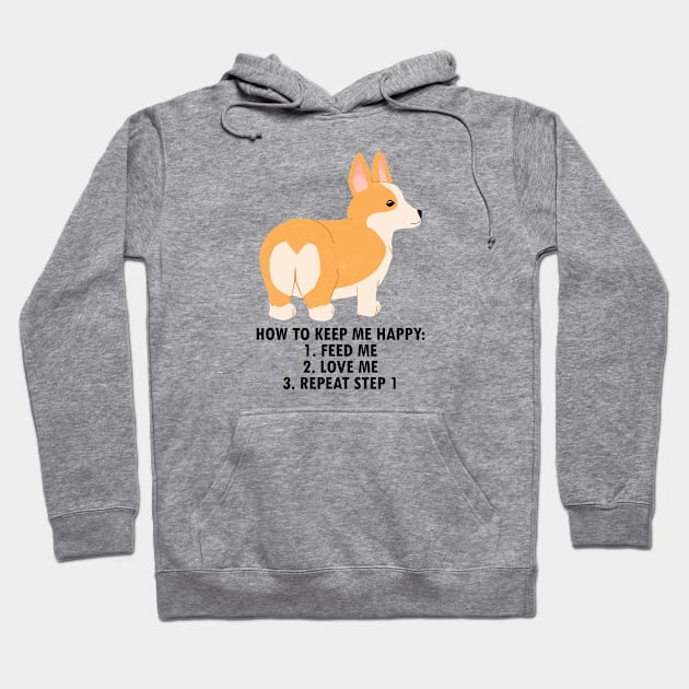 Corgi Guidebook Hoodie by tangerinetane